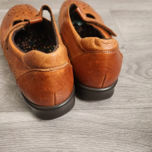 SAS‎ Willow Brown Shoes Size 10 EZ Sytap Support Walk Leather TRIPAD sole Padded - Picture 11 of 14